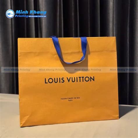 túi giấy lv